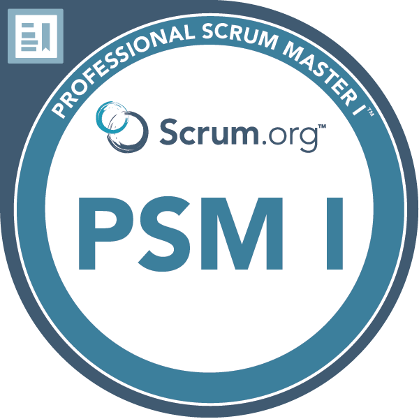 Badge Professional Scrum Master I de Scrum.org